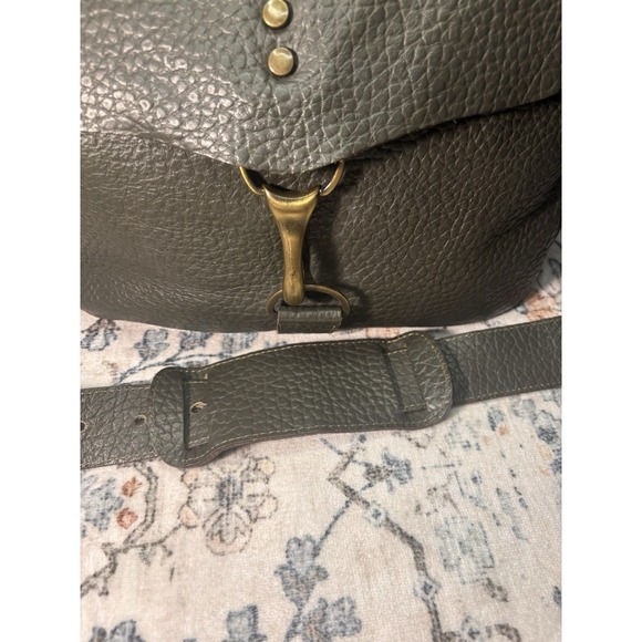 Stunning Pulicati large Italian Leather Bag. Great Condition In Olive Green. - Picture 3 of 14